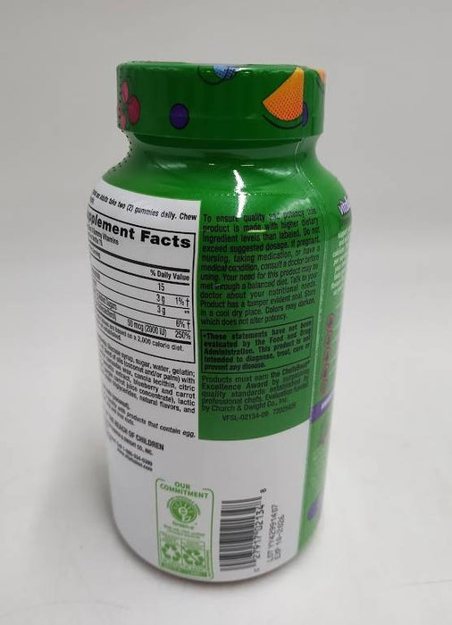 Vitafusion Vitamin D3 Gummy Vitamins - 150ct EXP 10/2026