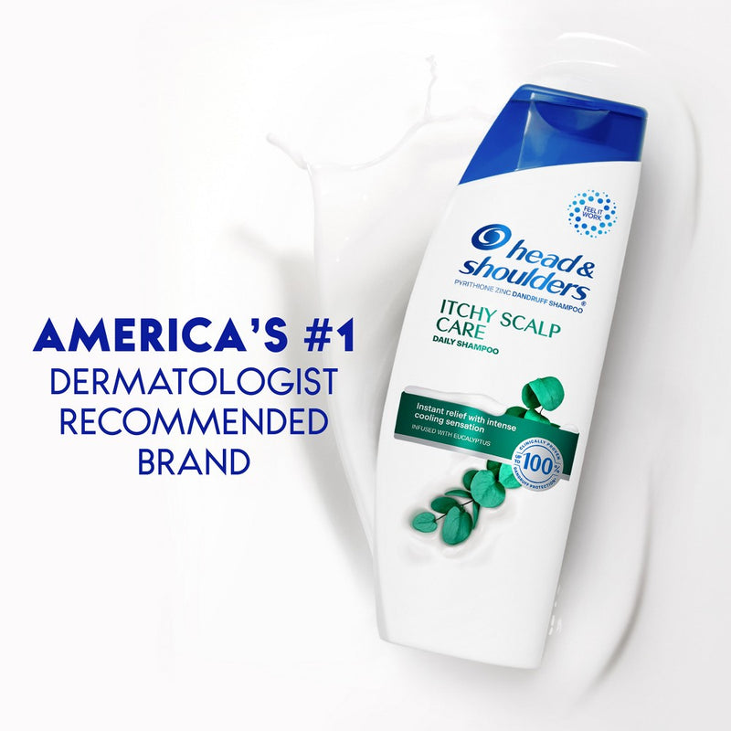 Head & Shoulders Dandruff Shampoo, Anti-Dandruff Treatment, Itchy Scalp Care for Daily Use, Paraben-Free - 20.7 fl oz
