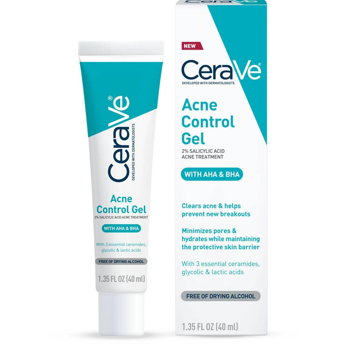 CeraVe Salicylic Acid Acne Treatment Control Gel - 1.35oz