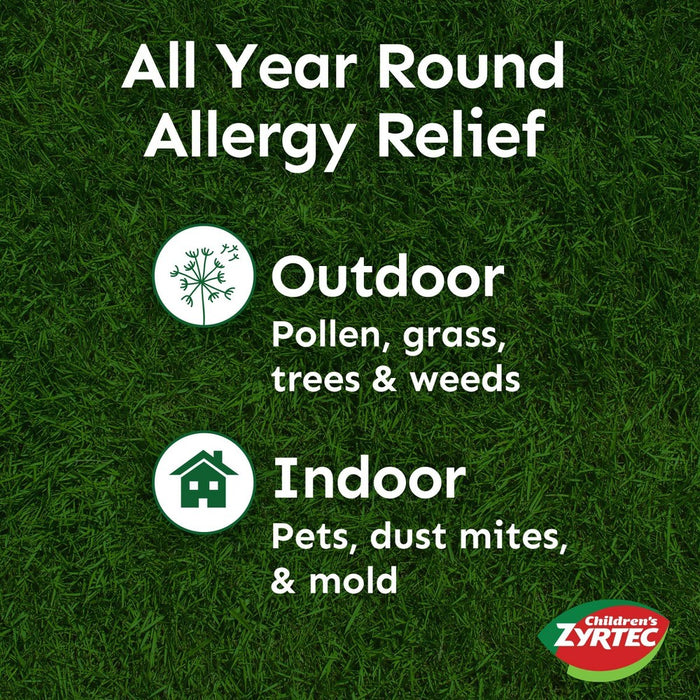 Children's Zyrtec 24 Hour Allergy Relief Syrup - Grape - Cetirizine - 8 fl oz