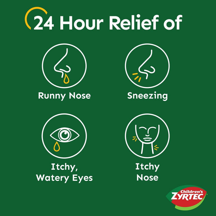 Children's Zyrtec 24 Hour Allergy Relief Syrup - Grape - Cetirizine - 8 fl oz