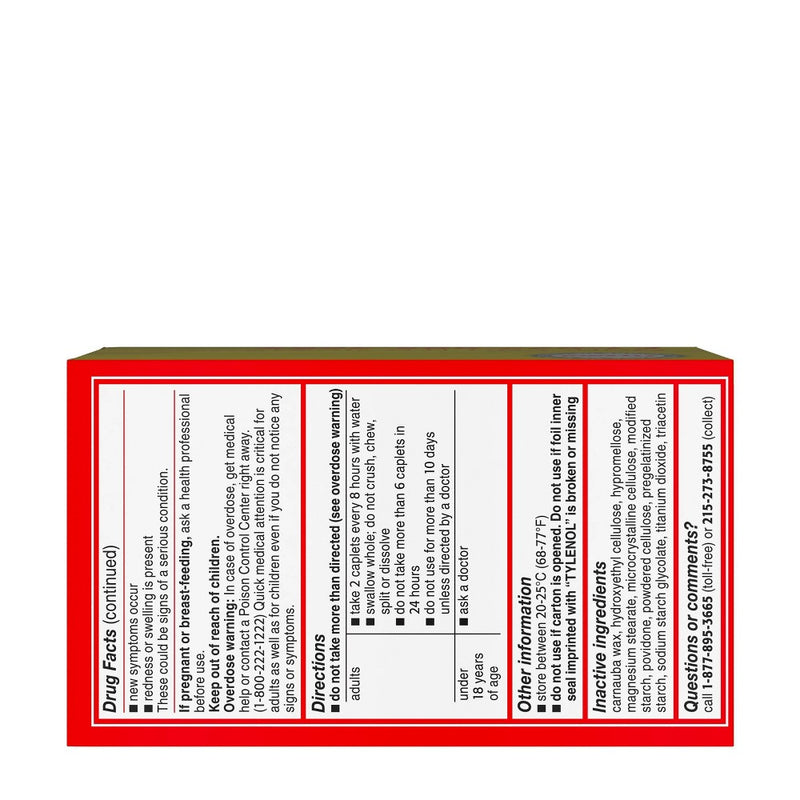 Tylenol 8 Hour Arthritis Pain Reliever Extended-Release Caplets - Acetaminophen - 225ct