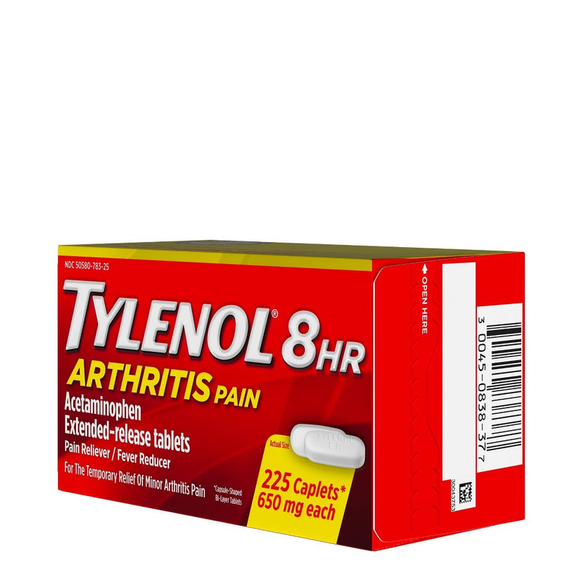 Tylenol 8 Hour Arthritis Pain Reliever Extended-Release Caplets - Acetaminophen - 225ct