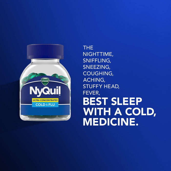 Vicks DayQuil & NyQuil Ultra Concentrated Cold & Flu Medicine Liquicaps - 96ct