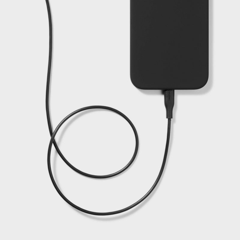 4' USB-C to USB-C Round Cable - heyday Black