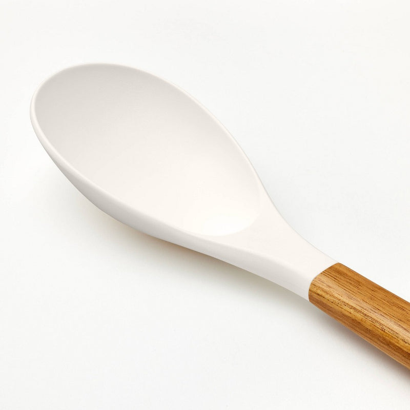 Acacia Wood/Nylon Solid Spoon Cream - Figmint