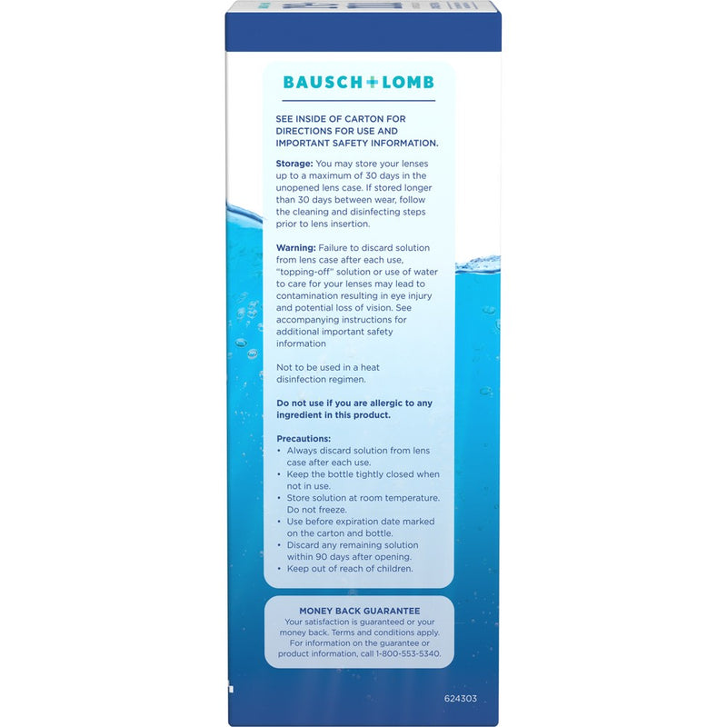 Renu Contact Solution, Advanced Triple Disinfectant Formula -12 fl oz EXP:01/2026