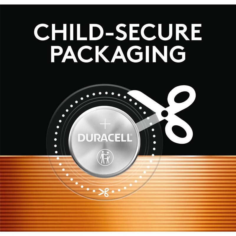 Duracell 2016 Batteries Lithium Coin Button - 2 Pack - Specialty Battery w/ Bitterant Technology