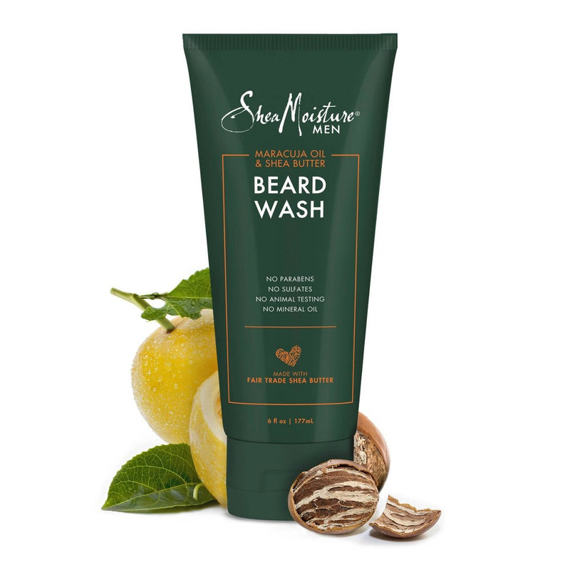 SheaMoisture Men Beard Wash - Maracuja Oil & Shea Butter - 6 fl oz