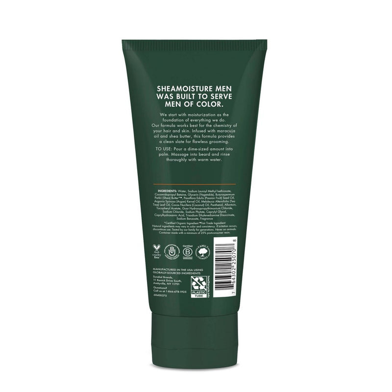SheaMoisture Men Beard Wash - Maracuja Oil & Shea Butter - 6 fl oz