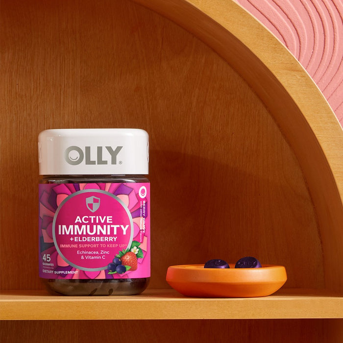 OLLY Active Immunity Berry Gummy Supplement - 45ct