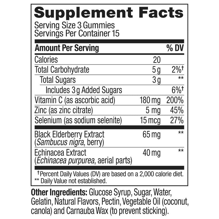 OLLY Active Immunity Berry Gummy Supplement - 45ct