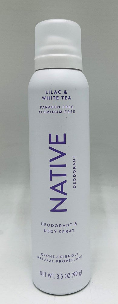 Native Deodorant & Body Spray - Lilac & White Tea - Aluminum Free - 3.5 oz