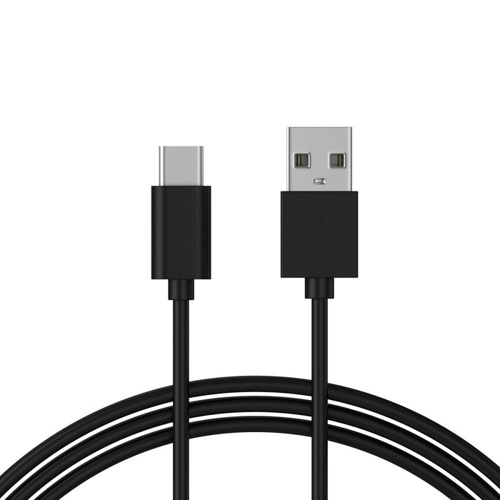 Just Wireless 10' TPU Type-C to USB-A Cable - Black