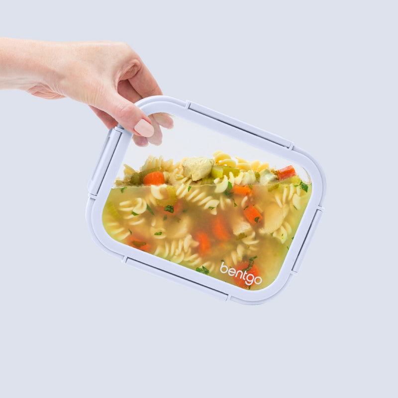 Bentgo 2pc 4.4c Glass Meal Prep Container Set Blue Quartz