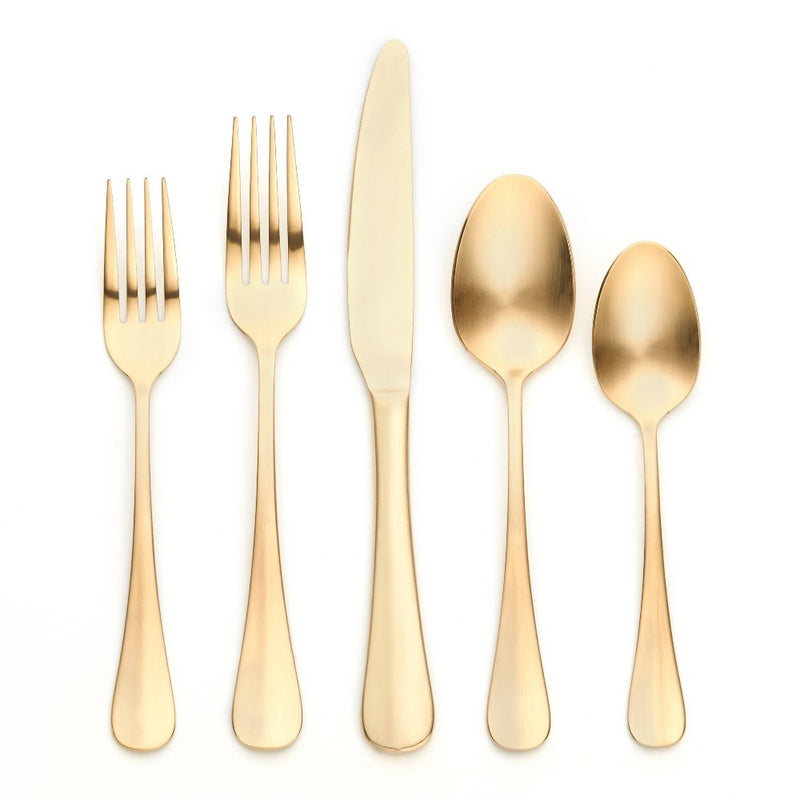20pc Sussex Flatware Set Gold - Threshold