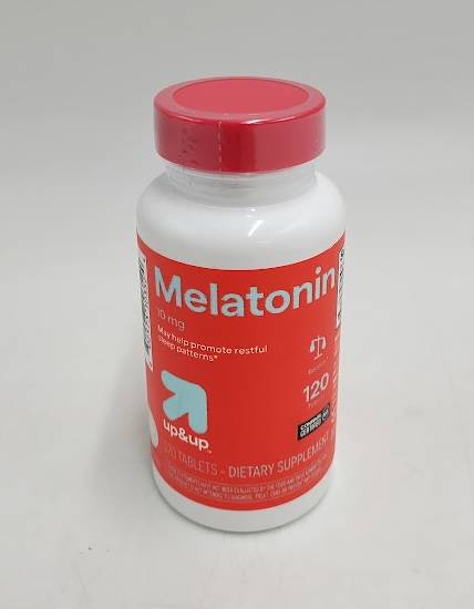 Melatonin Dietary Supplement Tablets - 120ct - up & up - EXP 03/20/2027