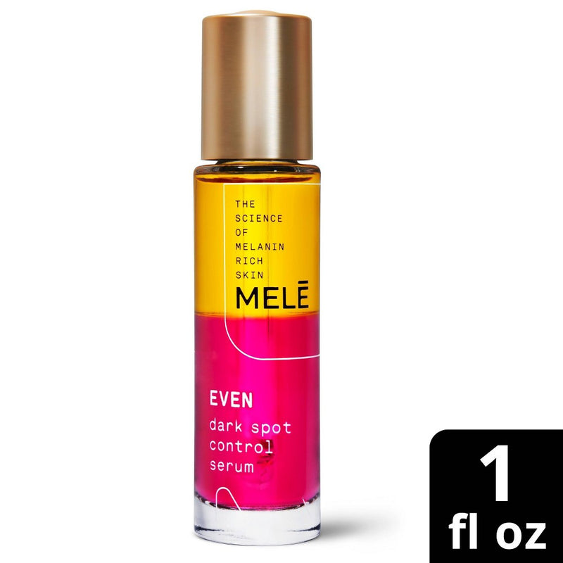 MELE Even Dark Spot Control Facial Serum for Melanin Rich Skin - 1 fl oz