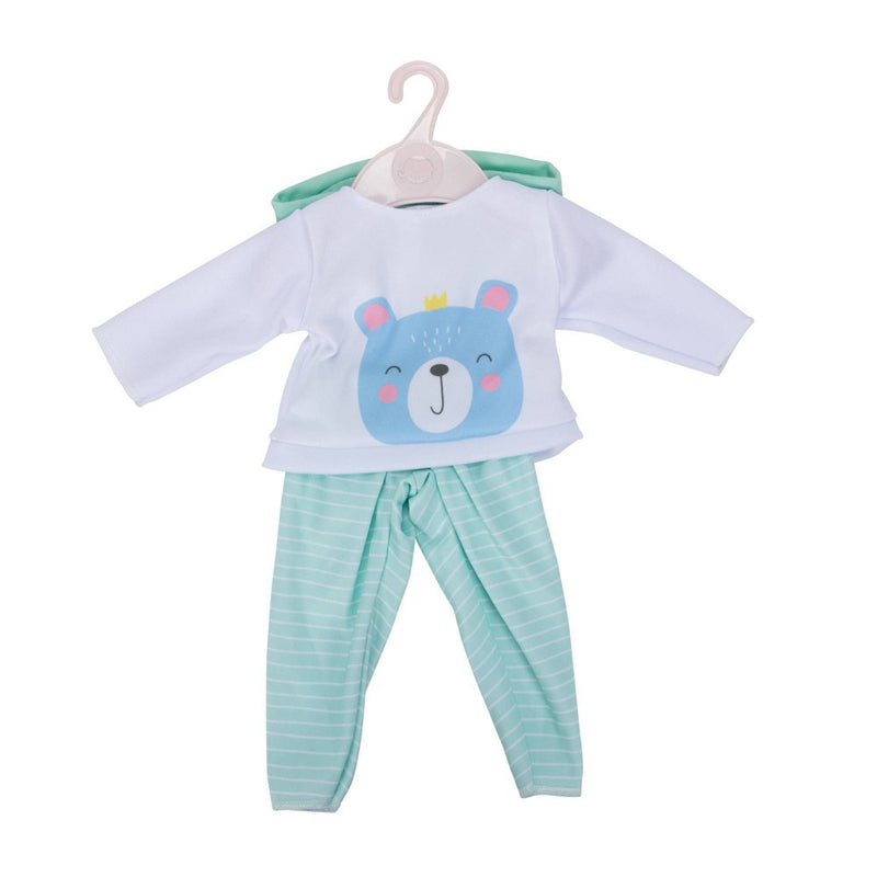 Perfectly Cute Teddy Bear Pajamas for 14" Baby Dolls