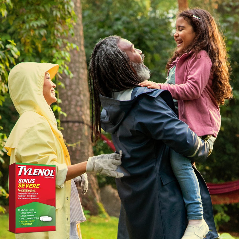 Tylenol Sinus Severe Non-Drowsy Pain & Congestion Relief Caplets - Acetaminophen - 24ct