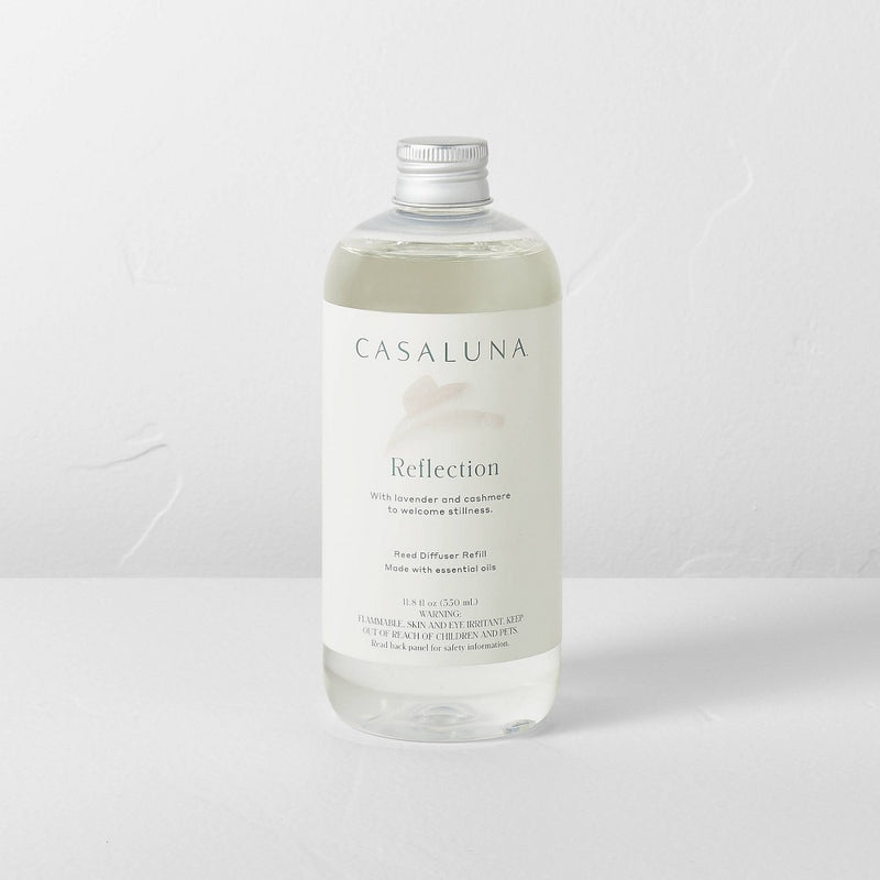350ml Reflection Reed Diffuser Refills Clear - Casaluna