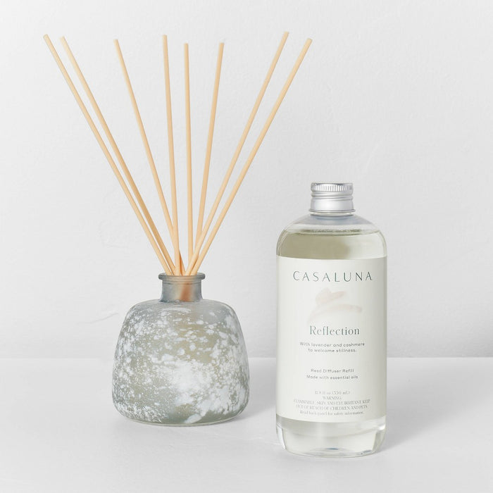 350ml Reflection Reed Diffuser Refills Clear - Casaluna