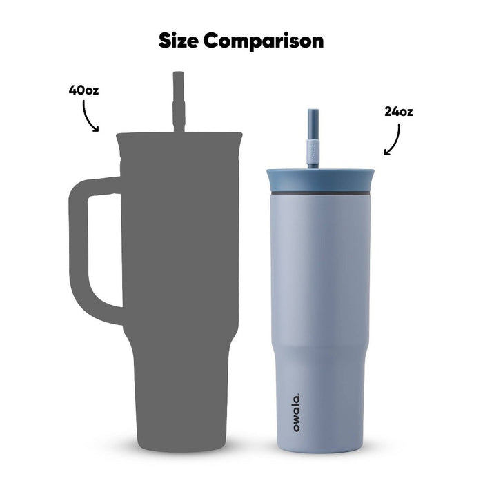 Owala 24oz Stainless Steel Straw Tumbler - Honest