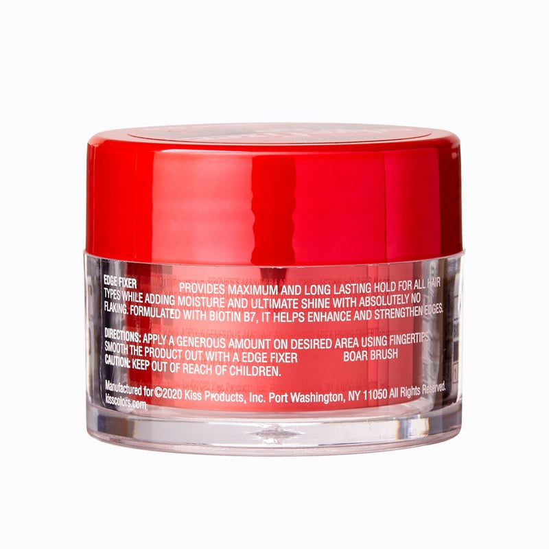 KISS Products Colors & Care Maximum Hold Edge Fixer Hair Gel - Strawberry Acai - 1.01 fl oz
