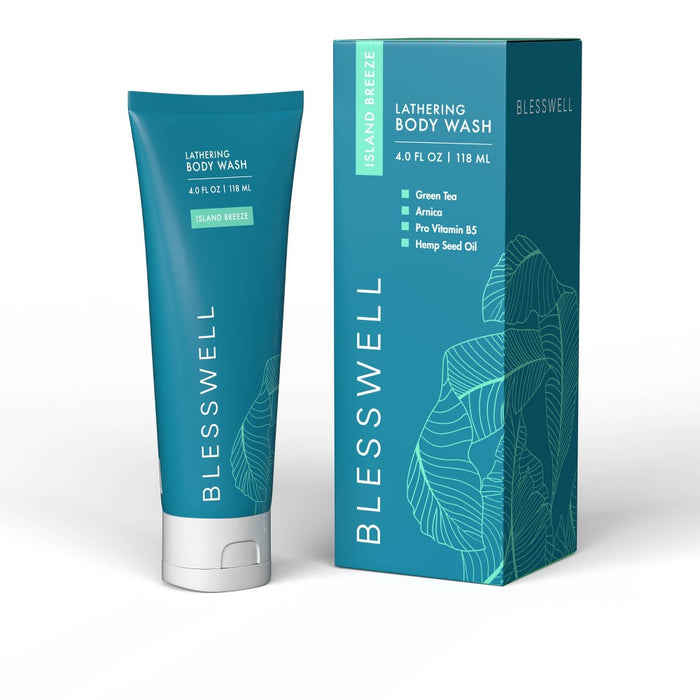 Blesswell Lathering Body Wash - Fresh Scent - 4 fl oz