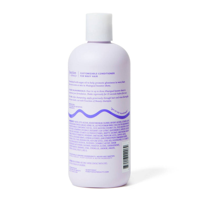 Function of Beauty Wavy Hair Conditioner Base with Argan Oil - 11 fl oz