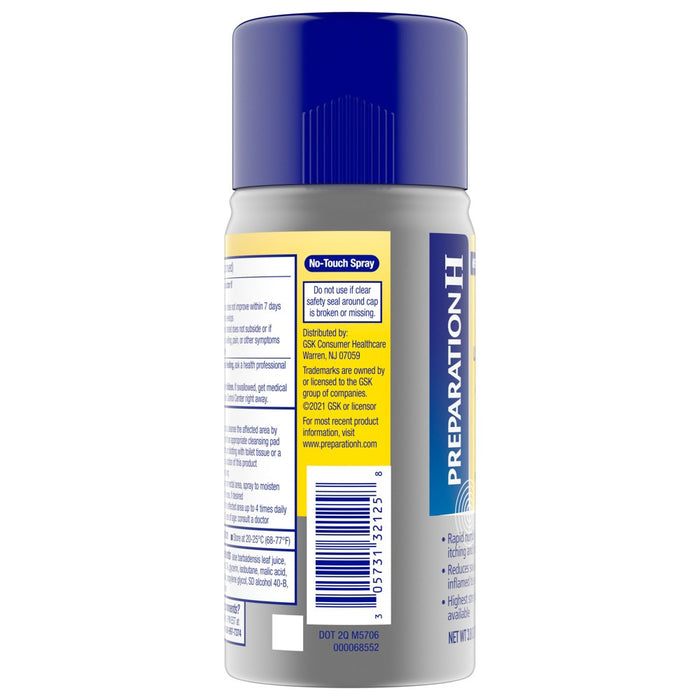 Preparation H Rapid Relief Spray - 3.8 fl oz