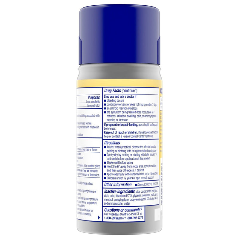 Preparation H Rapid Relief Spray - 3.8 fl oz