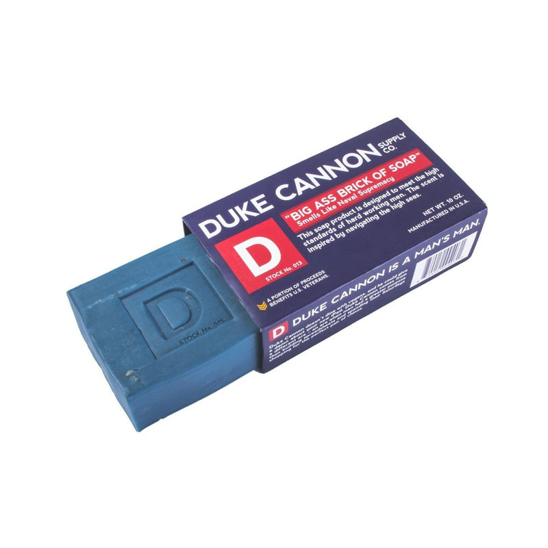 Duke Cannon Big Brick of Soap - Naval Diplomacy - Bar Soap for Men - 10 oz