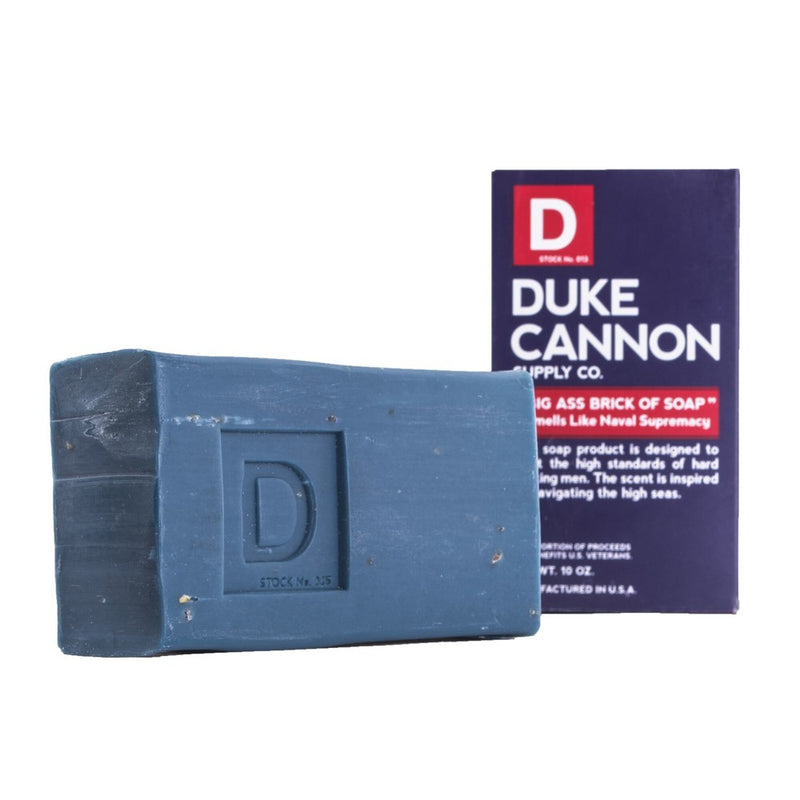 Duke Cannon Big Brick of Soap - Naval Diplomacy - Bar Soap for Men - 10 oz