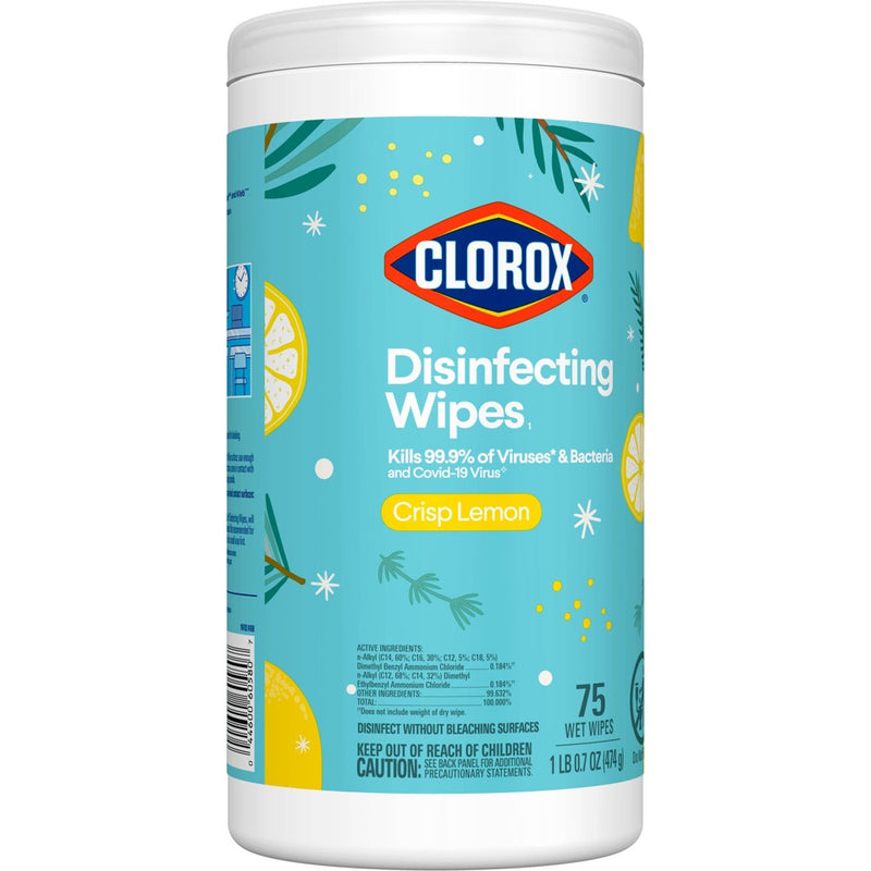 Clorox Disinfecting Wipes - Crisp Lemon - 75ct