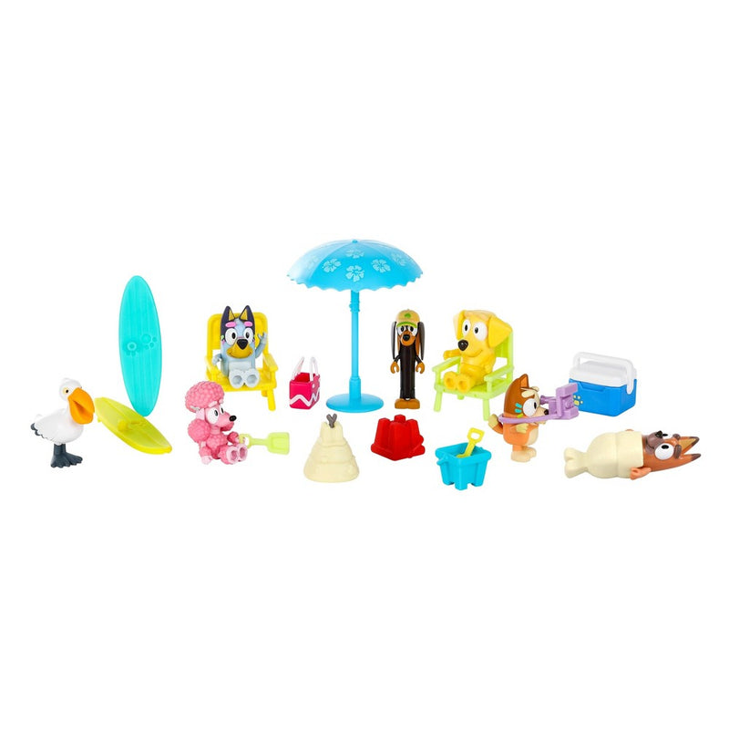 Bluey Figure & Accessory Beach Multipack