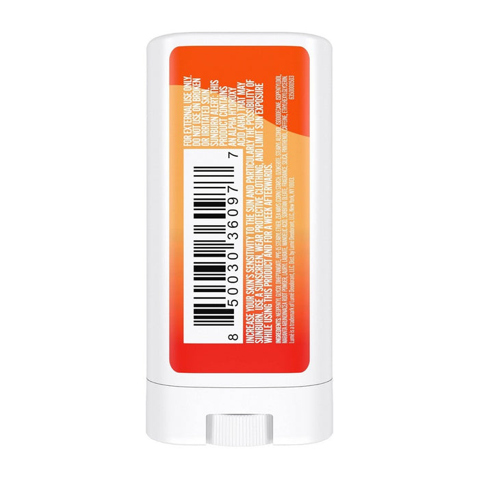 Lume Whole Body Mini Smooth Solid Deodorant Stick - Citrus/Tangerine Scent - Trial Size - 0.5oz