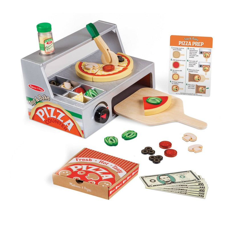 Melissa & Doug Top & Bake Pizza Counter 41pc