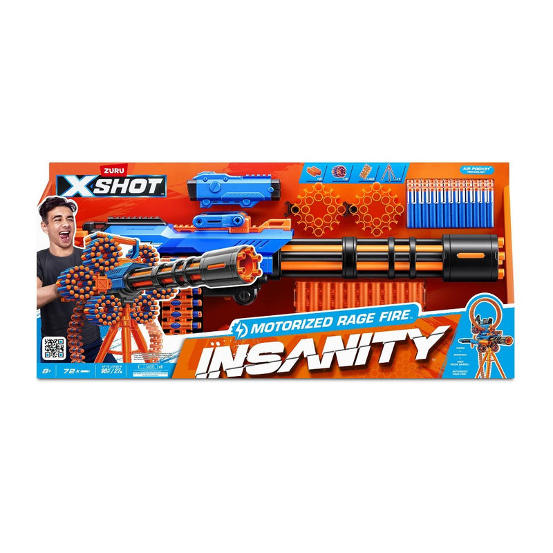 X-Shot Excel Insanity Motorized Rage Fire Gatlin Blaster (LOCAL PICKUP ONLY)