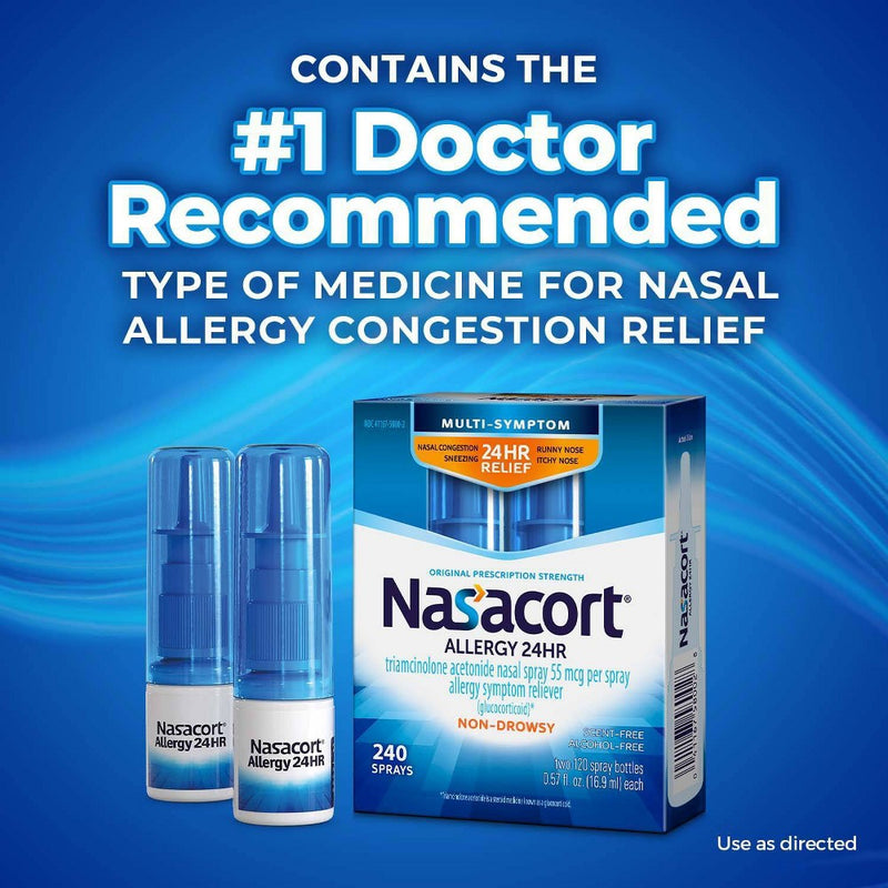 Nasacort Allergy Relief Spray - Triamcinolone Acetonide - 1.14 fl oz
