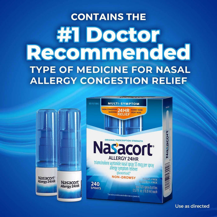 Nasacort Allergy Relief Spray - Triamcinolone Acetonide - 1.14 fl oz