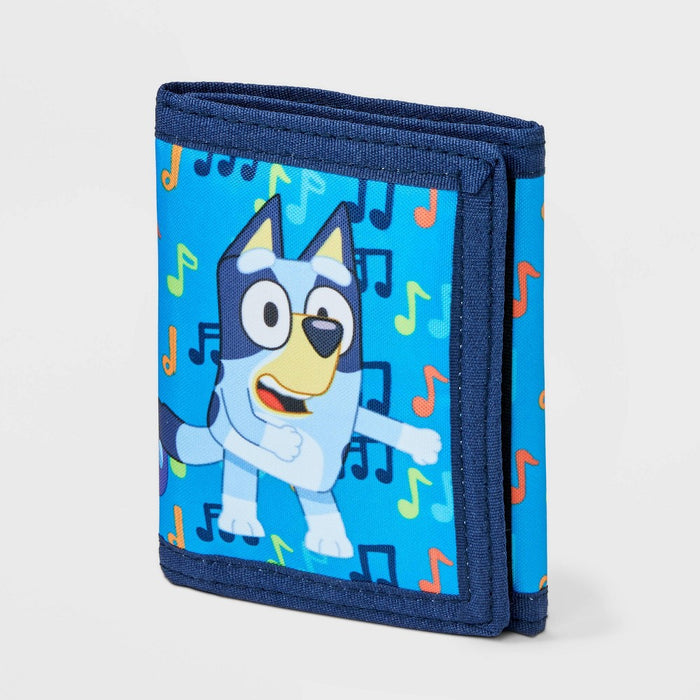 Kids' Bluey Trifold Wallet - Blue