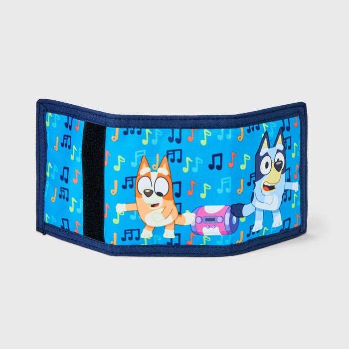 Kids' Bluey Trifold Wallet - Blue