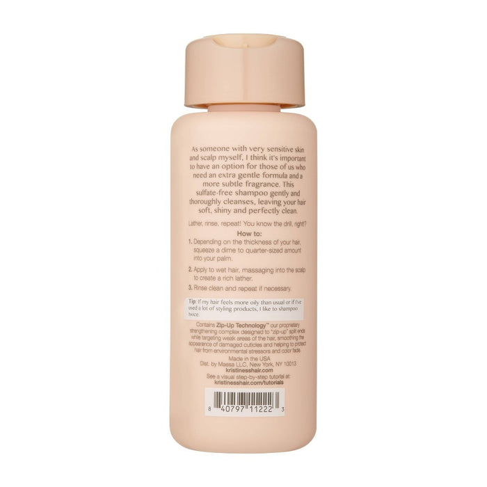 Kristin Ess Extra Gentle Shampoo for Sensitive Skin + Scalp, Gently Cleanses, Sulfate Free + Vegan - 10 fl oz