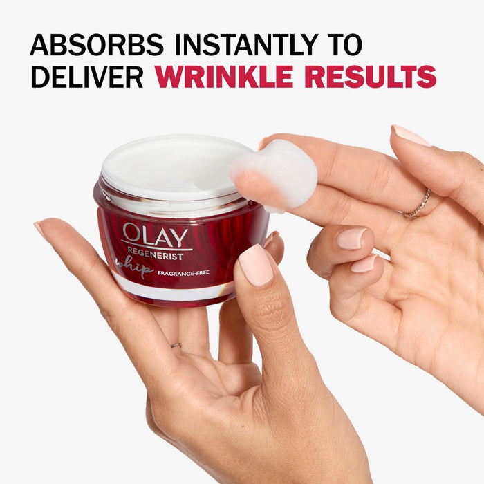 Olay Regenerist Whip Fragrance Free Face Moisturizer - 1.7oz