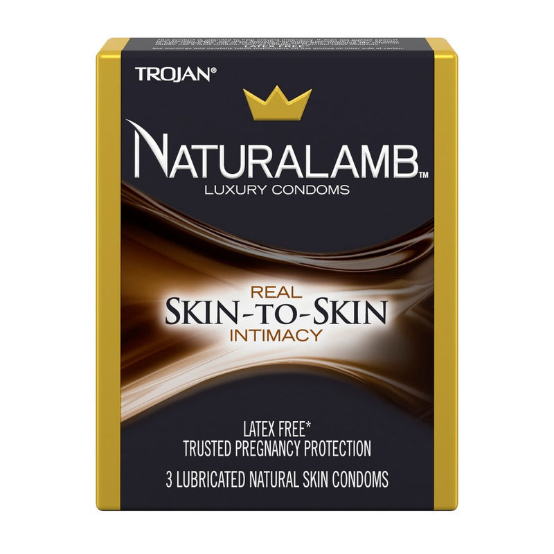 Trojan Naturalamb Latex Free Lubricated Condoms - 3ct EXP: 07/2026