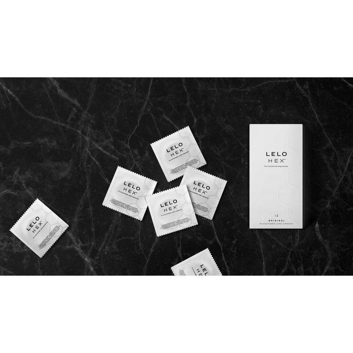 LELO Hex Fragrance free Original Condoms - 12ct