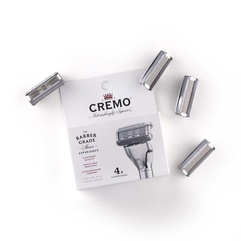 Cremo Barber Grade Razor Blade Refill - 4ct