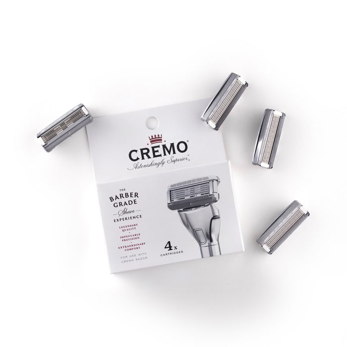 Cremo Barber Grade Razor Blade Refill - 4ct
