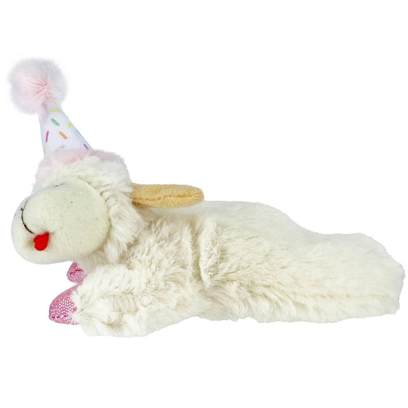 Multipet Lamb Chop Birthday Cat Toy - Pink
